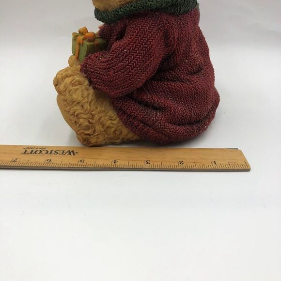 Vintage 2002 Don Mechanic Enterprises Rare Christmas Bear Figurine Tabletop - Picture 10 of 13